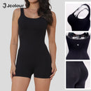 Kit 2 Sports Jumpsuit Academy Yoga Trendy Lift Butt