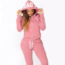 Conjunto Moletom feminino com 2 peças - Terno elegante HOODIES LADIE'S® - ONLINE USA SHOPS