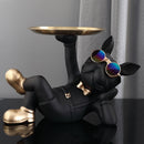 Estátua Bulldog Mordomo | Bandeja