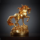 Escultura de Cavalo Nórdico da Sorte