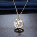 Colar Com Letra Gold Letter® -Letras de A até Z - Online USA Shops