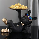 Estátua Bulldog Mordomo | Bandeja