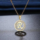 Colar Com Letra Gold Letter® -Letras de A até Z - Online USA Shops