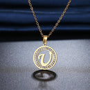 Colar Com Letra Gold Letter® -Letras de A até Z - Online USA Shops