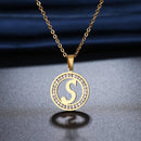 Colar Com Letra Gold Letter® -Letras de A até Z - Online USA Shops
