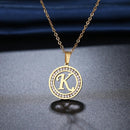 Colar Com Letra Gold Letter® -Letras de A até Z - Online USA Shops