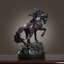 Escultura de Cavalo Nórdico da Sorte