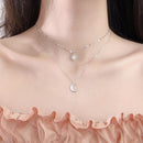 Colar de Lua e Estrela Duplo -Star Moon Shine® - Online USA Shops