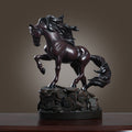 Escultura de Cavalo Nórdico da Sorte
