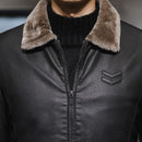 Jaqueta Leather Slim
