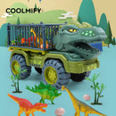 Carrinho Dinossauro Rex + Brinde (12 dinossauros)